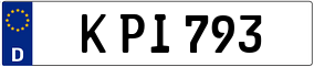 Truck License Plate